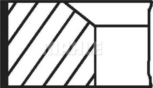 MAHLE 003 95 N1 - Piston Ring Kit car-mod.net