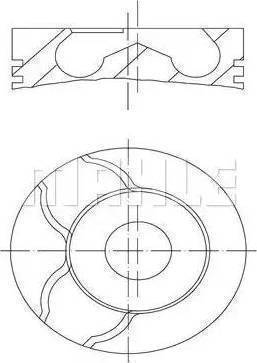 Mopart MP 102-75480-02 - Piston car-mod.net