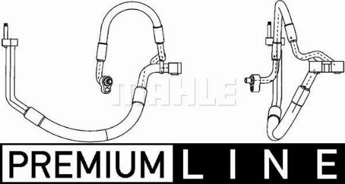 MAHLE AP 117 000P - High / Low Pressure Line, air conditioning car-mod.net