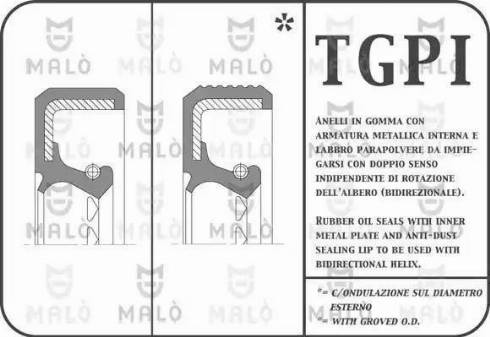 AKRON-MALÒ 685PIAC - Shaft Seal, differential car-mod.net