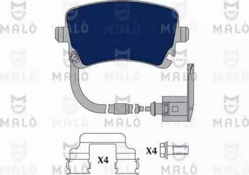 AKRON-MALÒ 1050788 - Brake Pad Set, disc brake car-mod.net