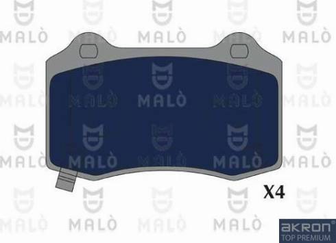 AKRON-MALÒ 1051229 - Brake Pad Set, disc brake car-mod.net