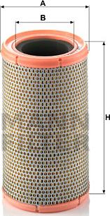 Mann-Filter C 1380/3 - Engine Air Filter car-mod.net