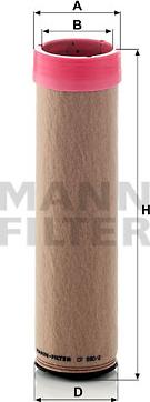 Mann-Filter CF 990/2 - Secondary Air Filter car-mod.net