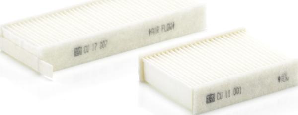 Mann-Filter CU 17 009-2 - Filter, interior air car-mod.net