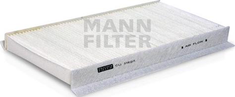Mann-Filter CU 3162/1 - Filter, interior air car-mod.net