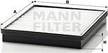 Mann-Filter CU 2520 - Filter, interior air car-mod.net
