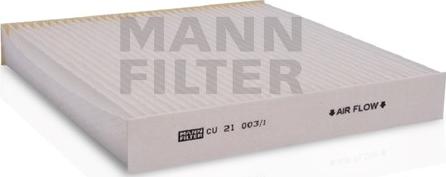 Mann-Filter CU 21 003/1 - Filter, interior air car-mod.net