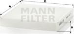 Mann-Filter CU 2253 - Filter, interior air car-mod.net