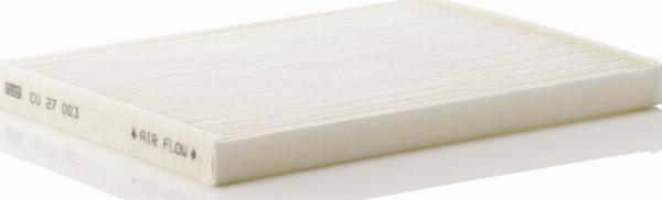 Mann-Filter CU 27 003 - Filter, interior air car-mod.net