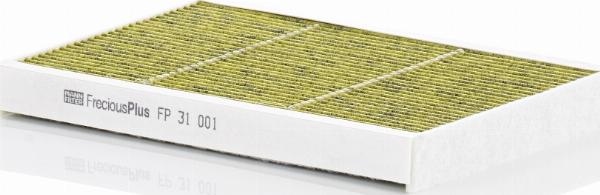 Mann-Filter FP 31 001 - Filter, interior air car-mod.net