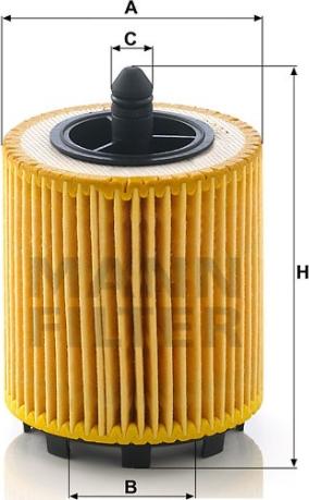 Mann-Filter HU 69/2 x - Oil Filter car-mod.net