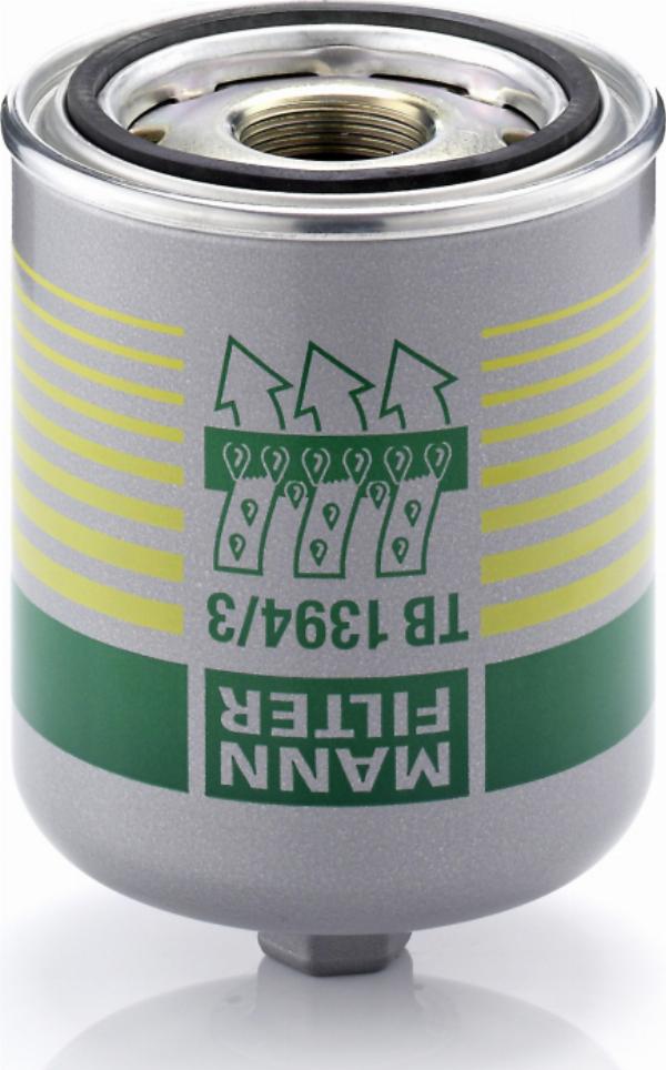 Mann-Filter TB 1394/3 x - Air Dryer Cartridge, compressed-air system car-mod.net
