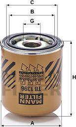 Mann-Filter TB 1396 x - Air Dryer Cartridge, compressed-air system car-mod.net