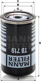 Mann-Filter TB 719 - Air Dryer Cartridge, compressed-air system car-mod.net
