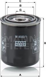 Mann-Filter W 9023/1 - Hydraulic Filter, automatic transmission car-mod.net