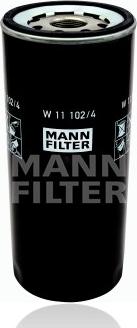 Mann-Filter W 11 102/4 - Oil Filter car-mod.net
