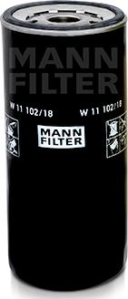 Mann-Filter W 11 102/18 - Oil Filter car-mod.net