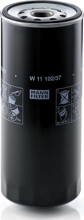 Mann-Filter W 11 102/37 - Oil Filter car-mod.net