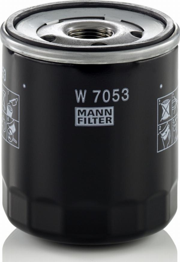 Mann-Filter W 7053 - Oil Filter car-mod.net