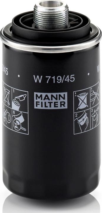 Mann-Filter W 719/45 - Oil Filter car-mod.net