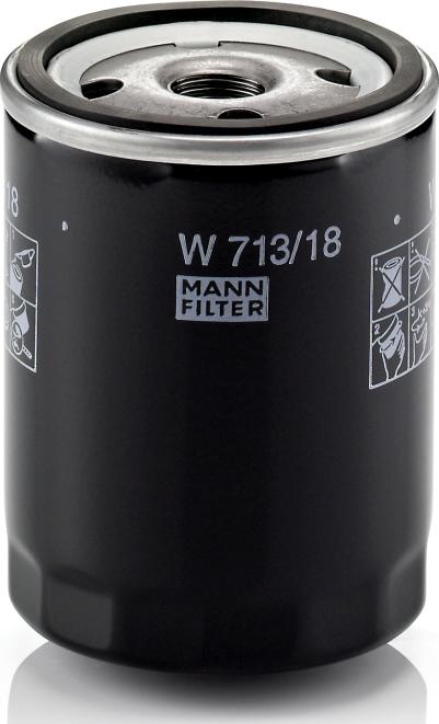 Mann-Filter W 713/18 - Oil Filter car-mod.net