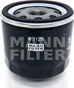 Mann-Filter W 7125 - Oil Filter car-mod.net