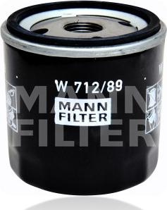Mann-Filter W 712/89 - Oil Filter car-mod.net