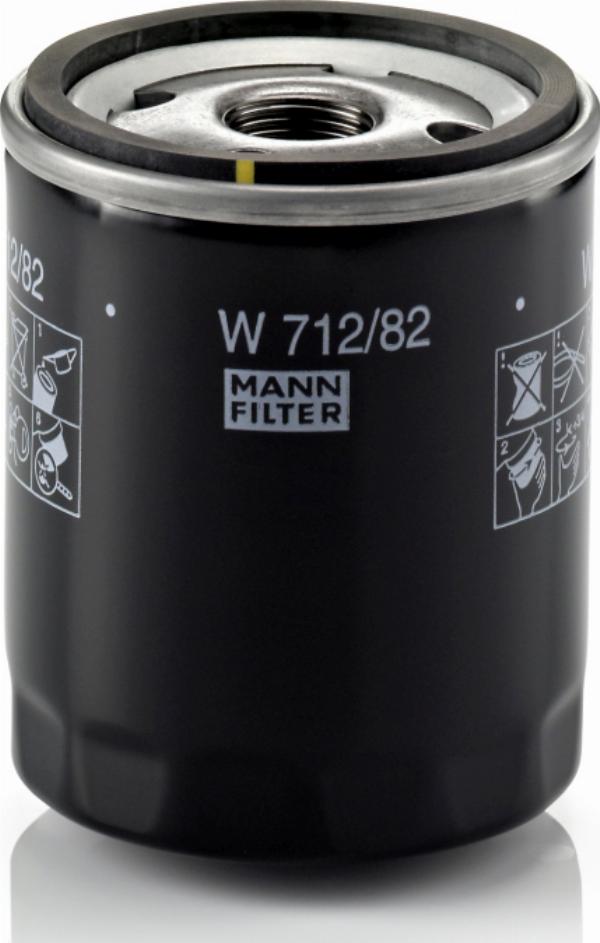 Mann-Filter W 712/82 - Oil Filter car-mod.net