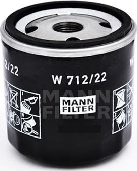 Mann-Filter W 712/22 - Oil Filter car-mod.net