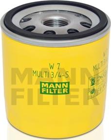 Mann-Filter W 7 MULTI 3/4-S - Oil Filter car-mod.net