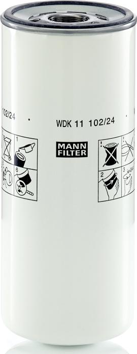 Mann-Filter WDK 11 102/24 - Fuel filter car-mod.net