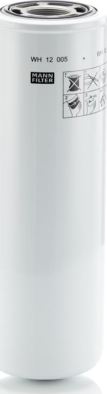 Mann-Filter WH 12 005 - Hydraulic Filter, automatic transmission car-mod.net