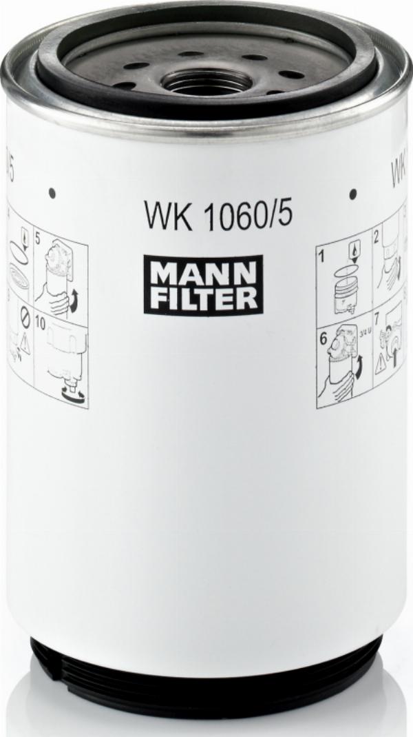 Mann-Filter WK 1060/5 x - Fuel filter car-mod.net
