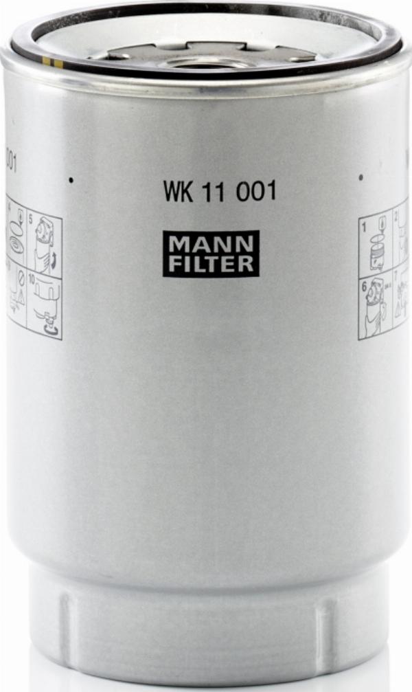 Mann-Filter WK 11 001 x - Fuel filter car-mod.net