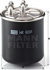 Mann-Filter WK 820/1 - Fuel filter car-mod.net