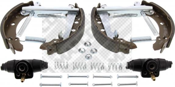 Mapco 9857 - Drum Brake Shoe Set car-mod.net