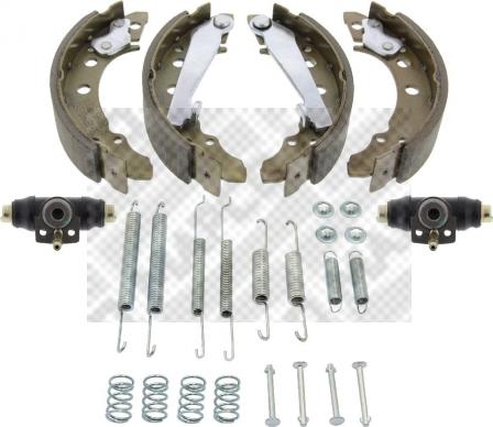 Mapco 9748 - Drum Brake Shoe Set car-mod.net
