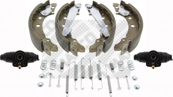 Mapco 9757 - Drum Brake Shoe Set car-mod.net