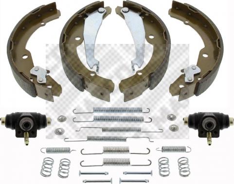 Mapco 9734 - Drum Brake Shoe Set car-mod.net