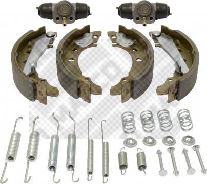Mapco 9736 - Drum Brake Shoe Set car-mod.net