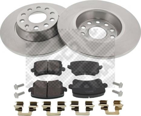 Mapco 47906 - Brake Set, disc brakes car-mod.net