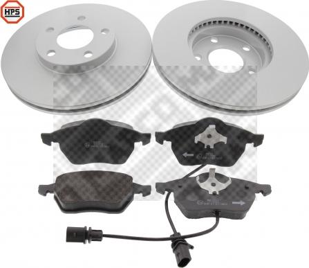 Mapco 47910HPS - Brake Set, disc brakes car-mod.net