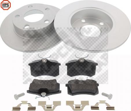 Mapco 47911HPS - Brake Set, disc brakes car-mod.net