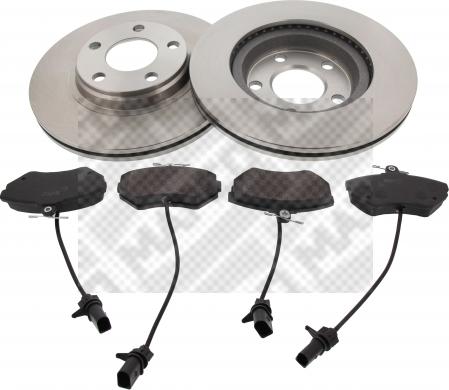 Mapco 47924 - Brake Set, disc brakes car-mod.net