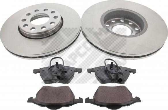 Mapco 47927 - Brake Set, disc brakes car-mod.net