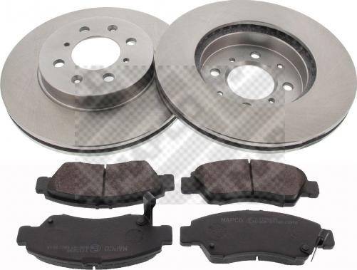 Mapco 47408 - Brake Set, disc brakes car-mod.net