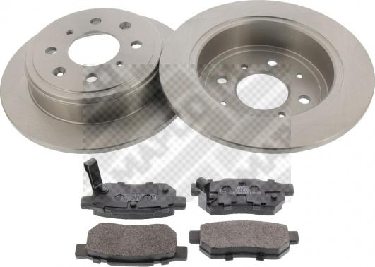 Mapco 47537 - Brake Set, disc brakes car-mod.net