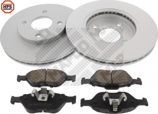 Mapco 47654HPS - Brake Set, disc brakes car-mod.net