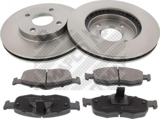 Mapco 47657 - Brake Set, disc brakes car-mod.net